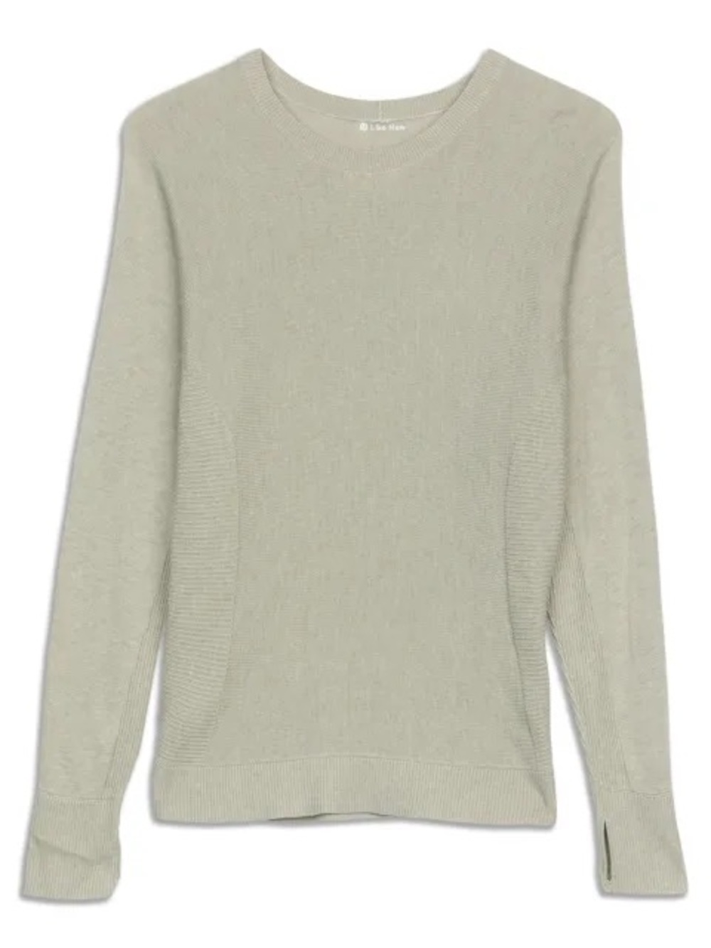 Lululemon Cashlu Knit Pullover Heathered green Fern